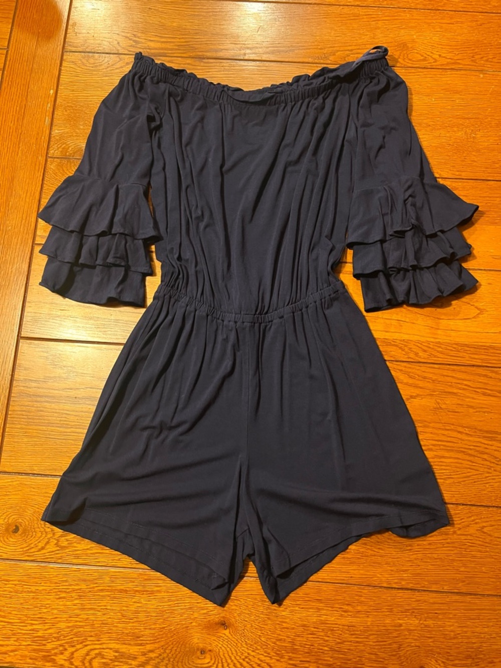 Lilly Pulitzer Calla Off the Shoulder Ruffled Romper